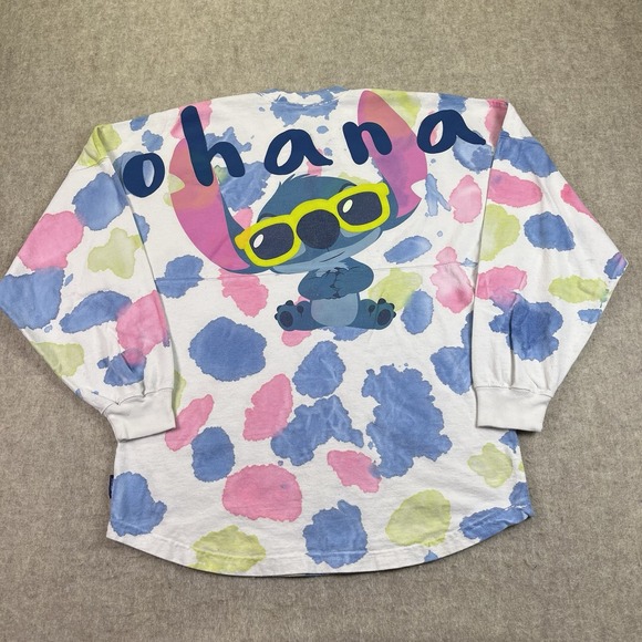 Disney Spirit Jersey Adult Medium Lilo and Stitch Ohana Summer Splash Disneyland - Picture 1 of 7